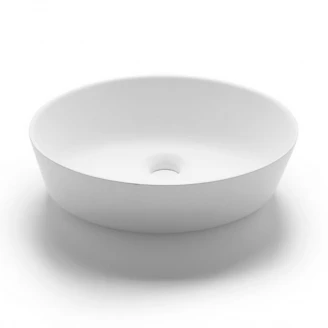 Bathco Håndvask Solid Surface Umbria Hvid Matt 38 cm-2